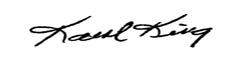 Karol King signature